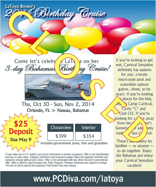 LaToya's Birthday Cruise